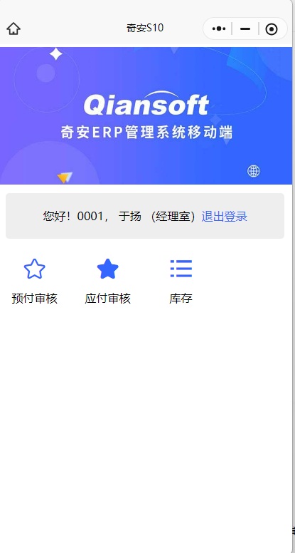 应付预付审核界面